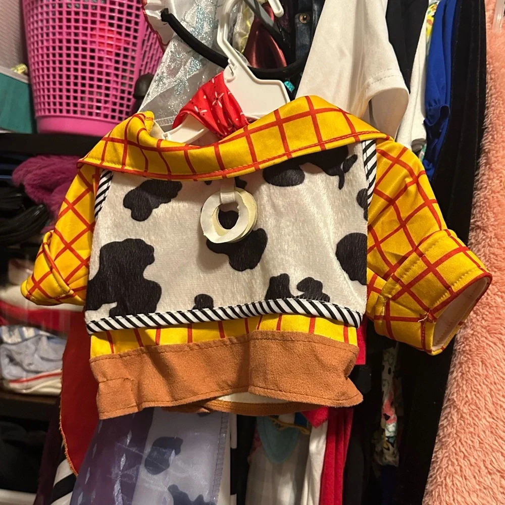Disney Yellow and Red Dog Costume Clothing